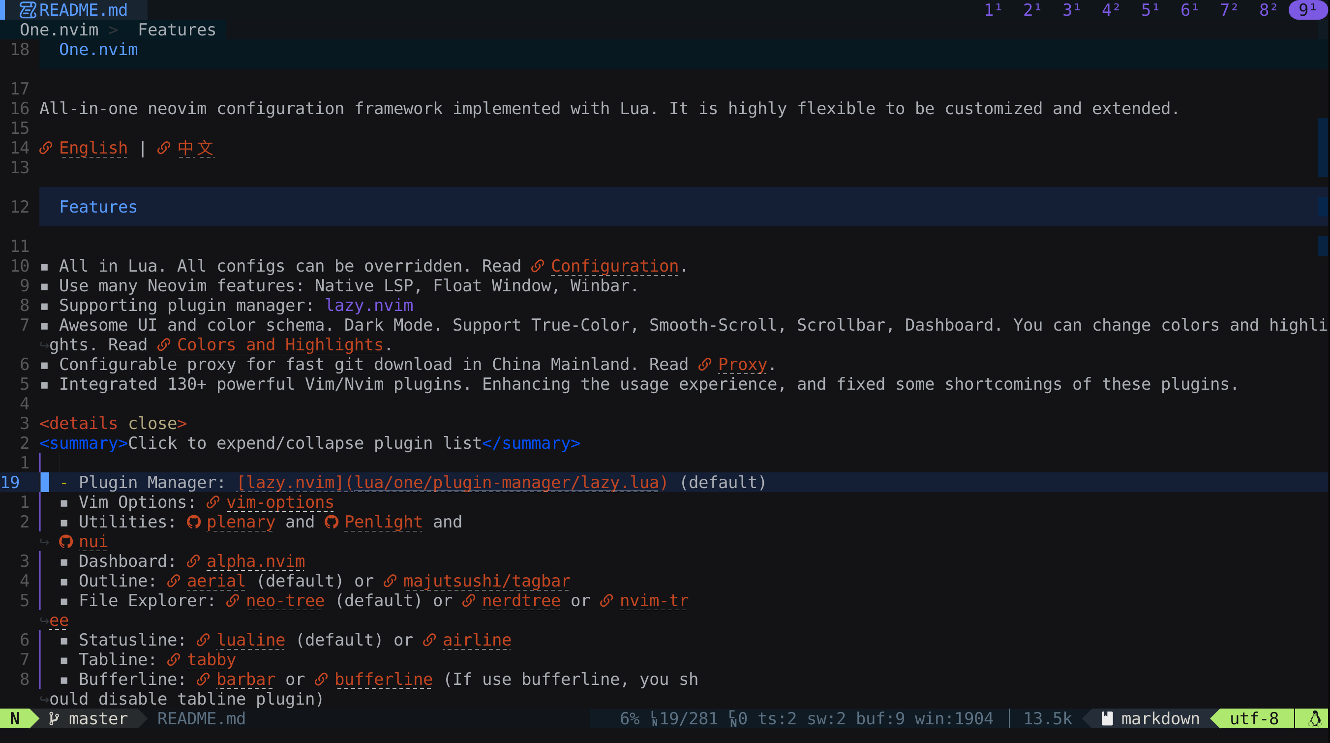one.nvim screenshot 4