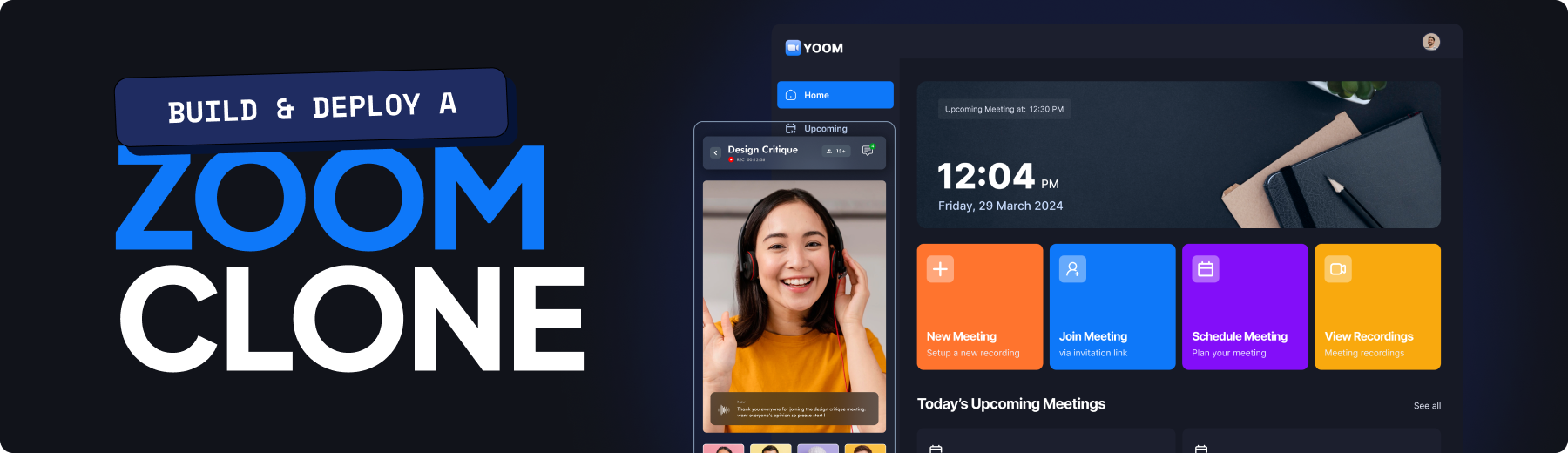zoom-clone screenshot 1