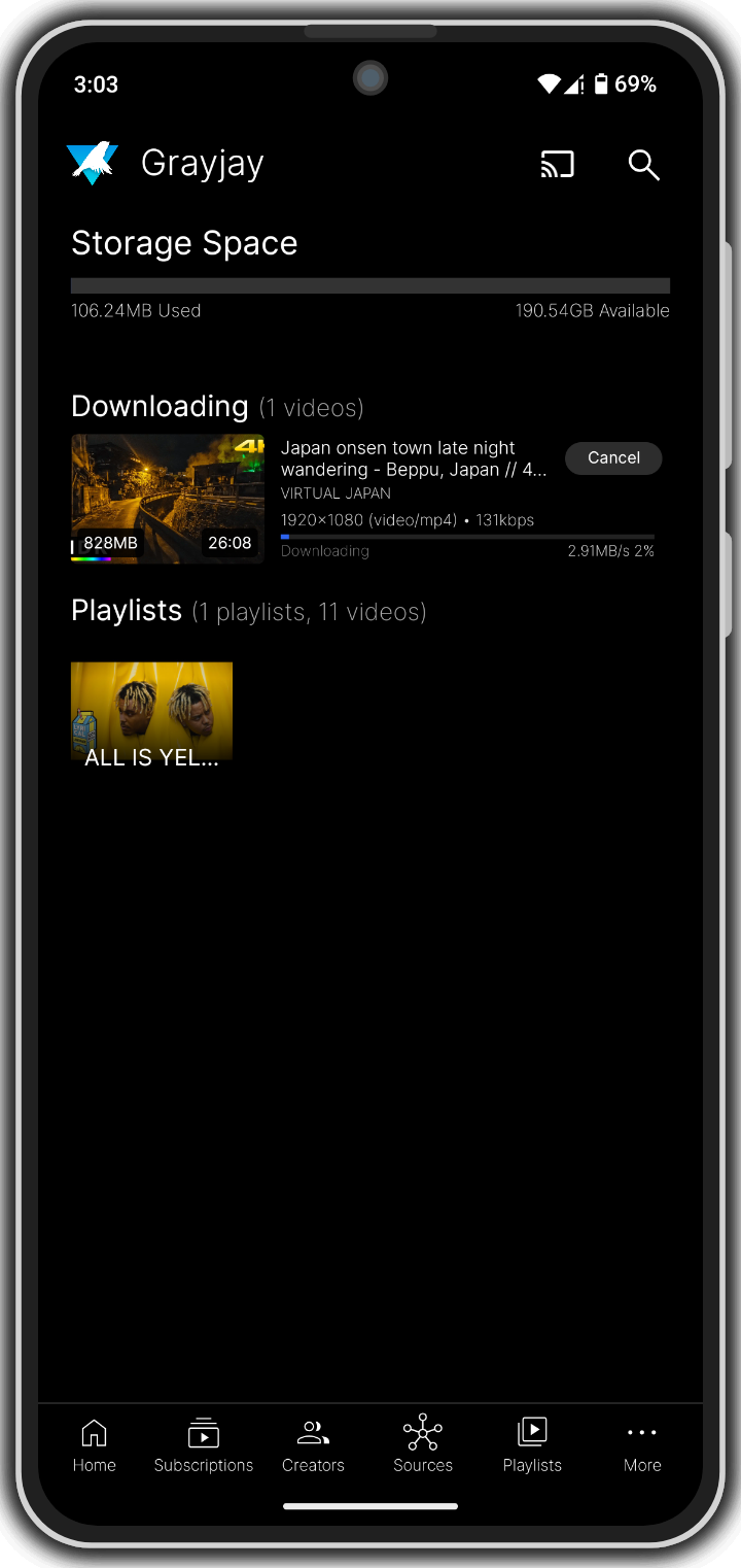 grayjay-android screenshot 15