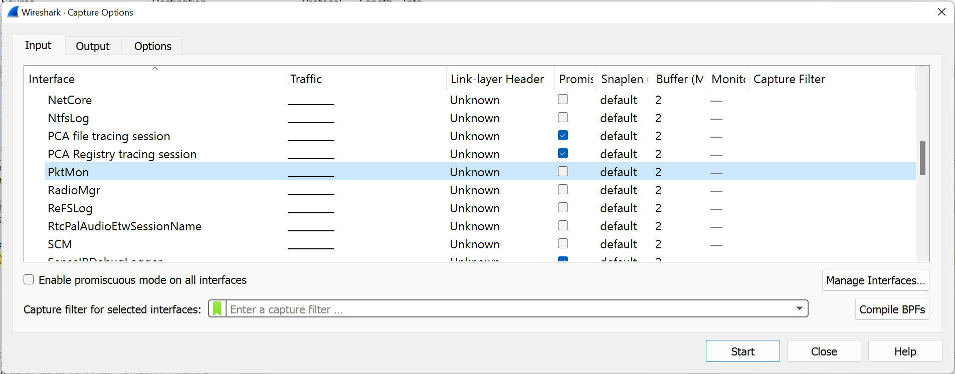 Winshark screenshot 3