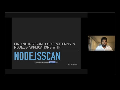 nodejsscan screenshot 3