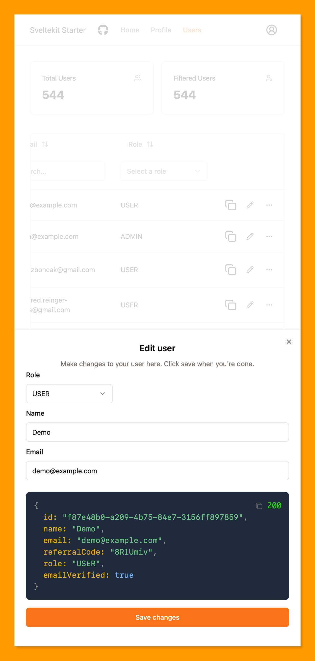 sveltekit-template screenshot 4