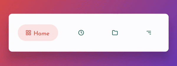 BubbleTabBar screenshot 2