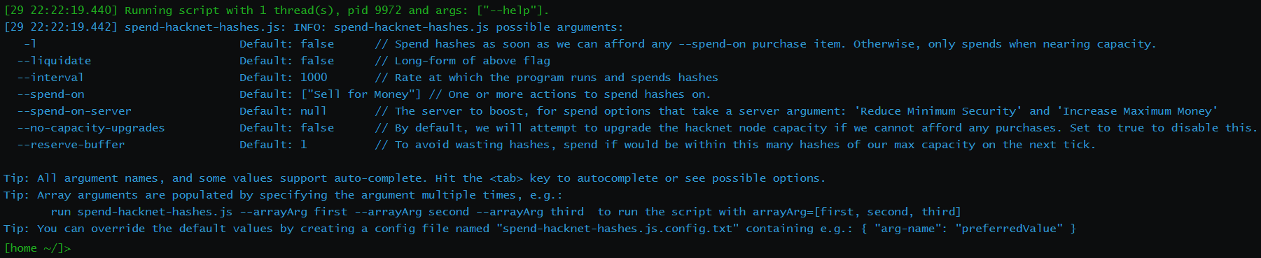 bitburner-scripts screenshot 1