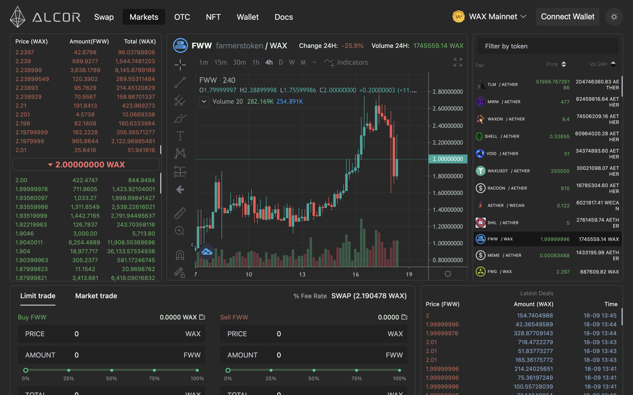alcor-ui screenshot 1