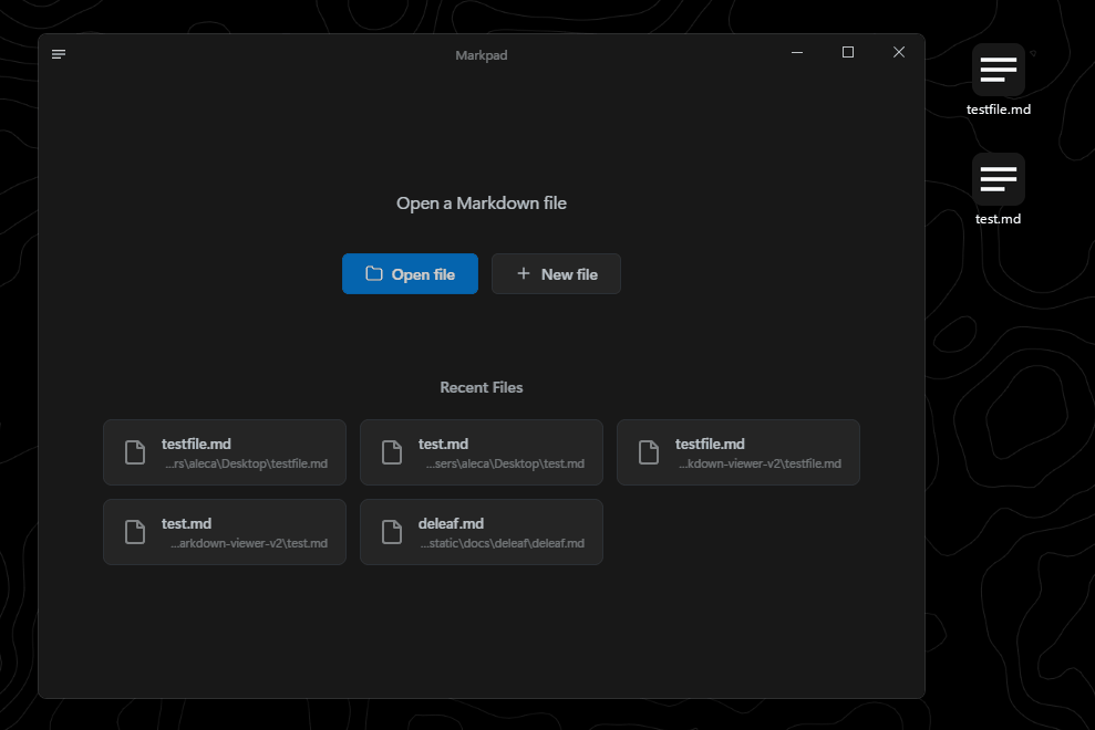 Markpad screenshot 1