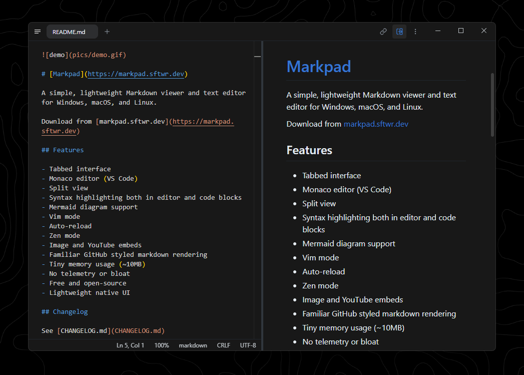 Markpad screenshot 4