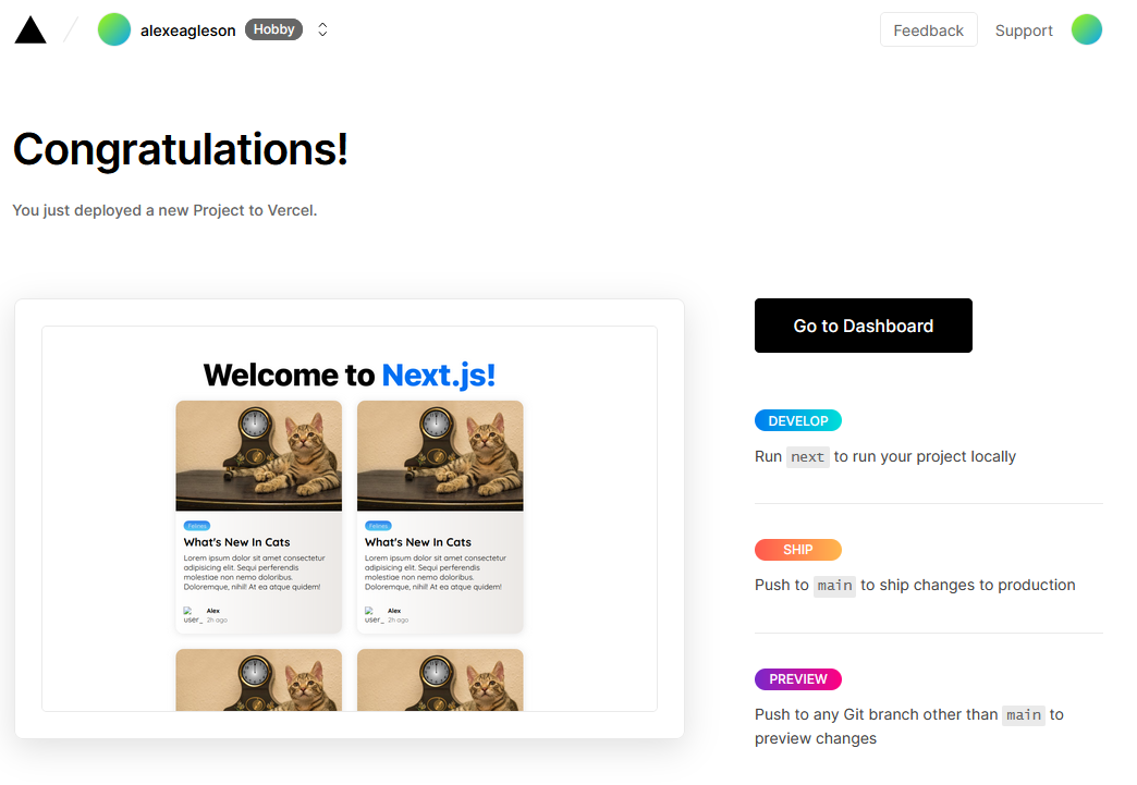 nextjs-fullstack-app-template screenshot 16