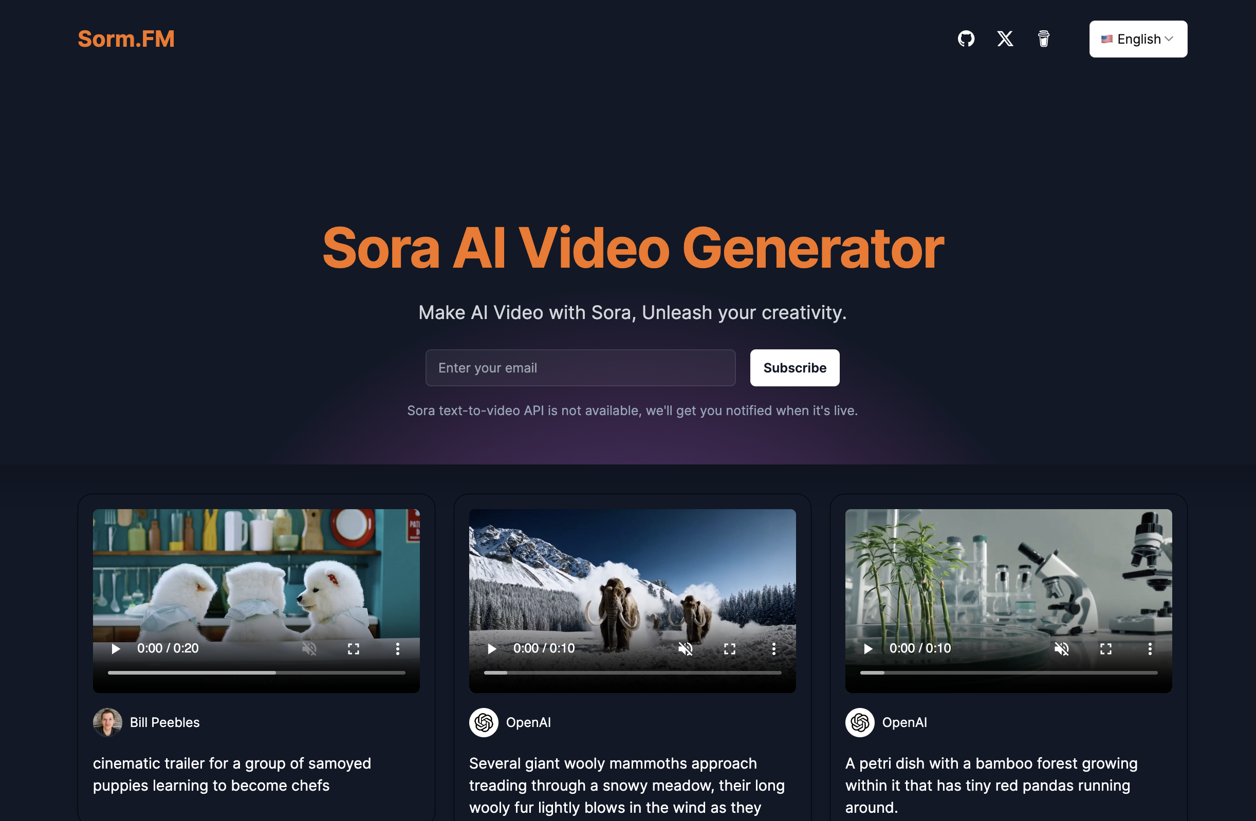 sorafm screenshot 1