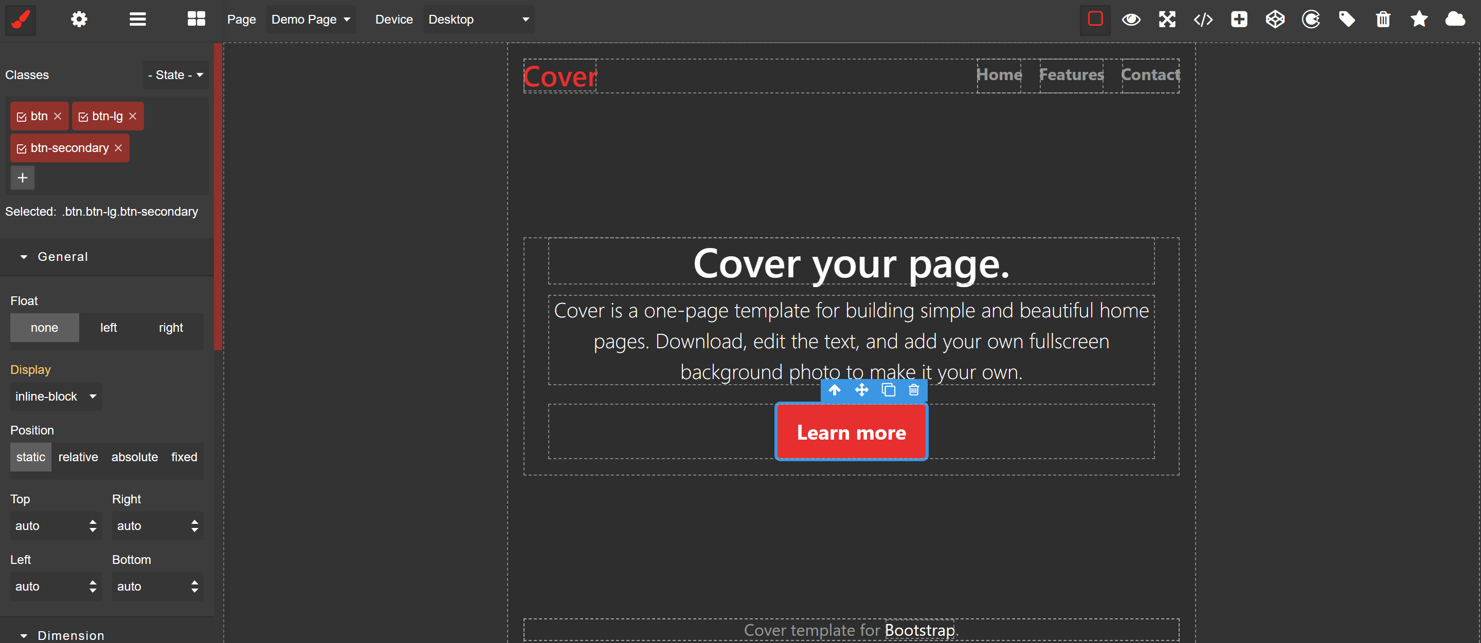 laravel-grapes screenshot 13
