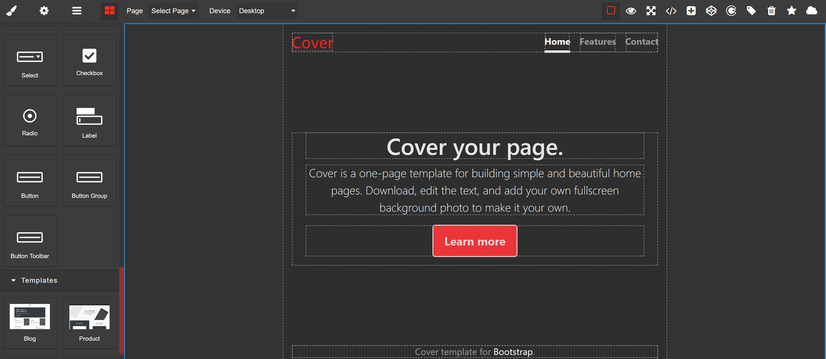 laravel-grapes screenshot 4