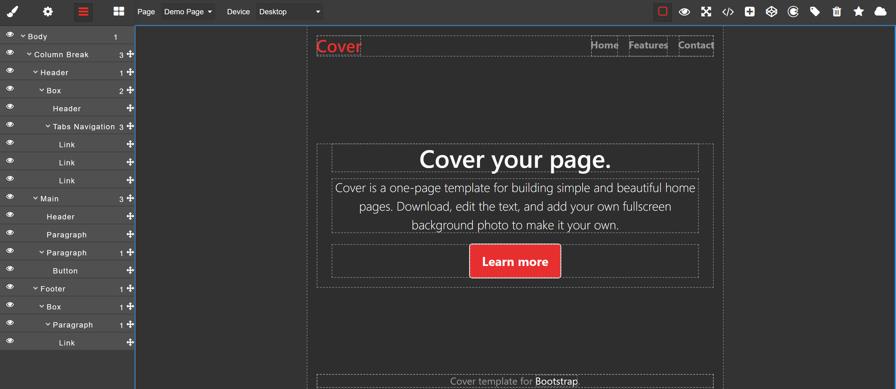 laravel-grapes screenshot 11