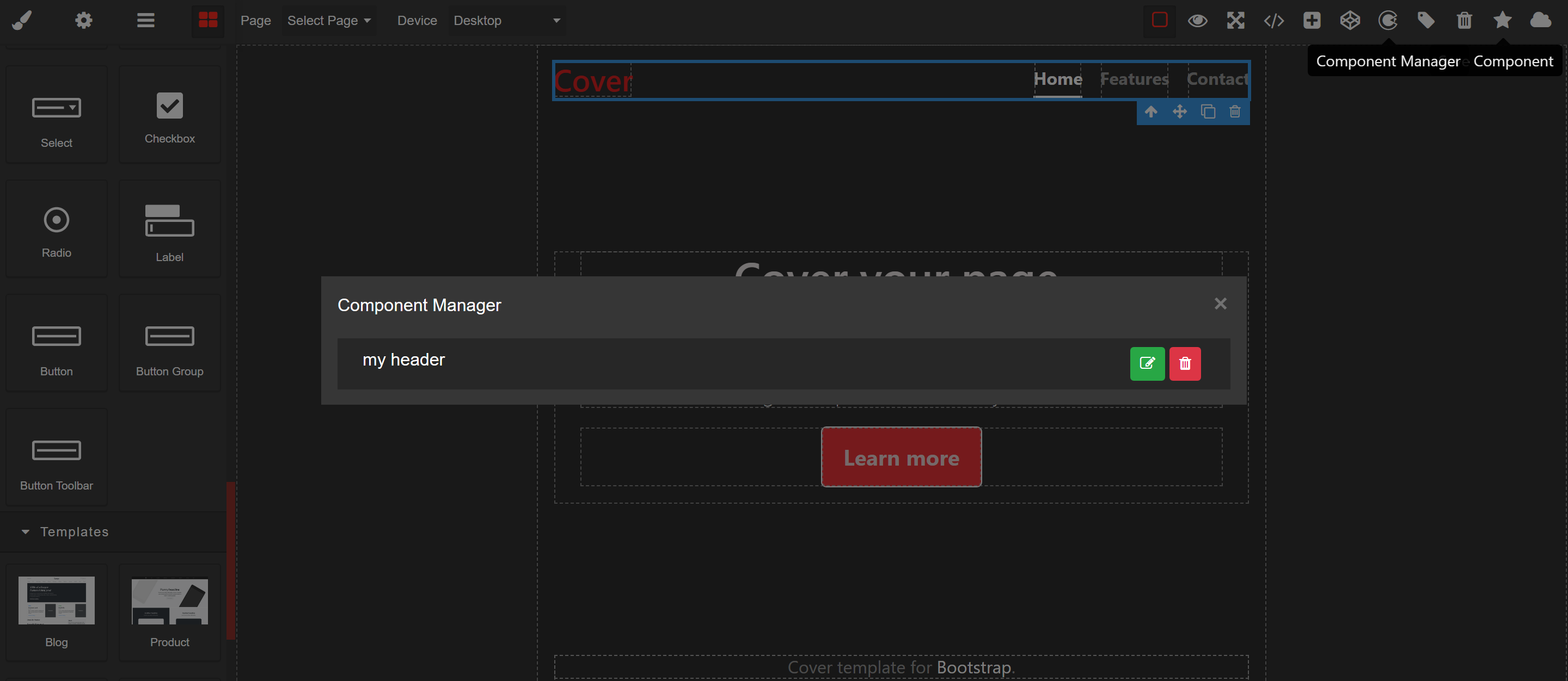 laravel-grapes screenshot 9