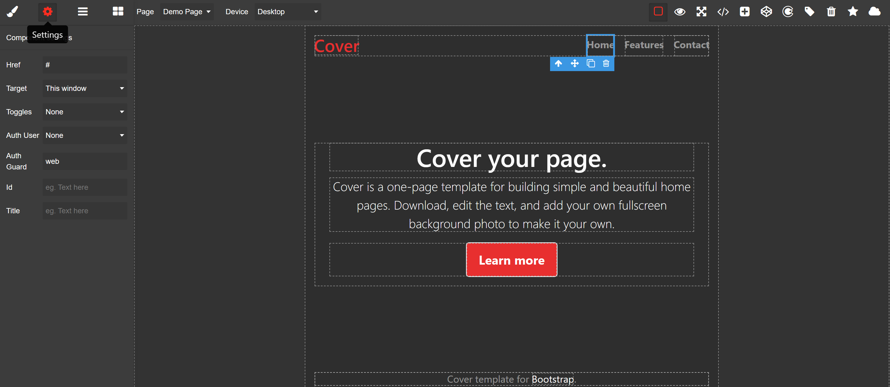 laravel-grapes screenshot 12