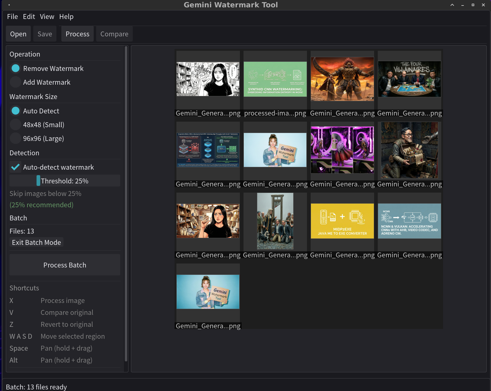 GeminiWatermarkTool screenshot 1