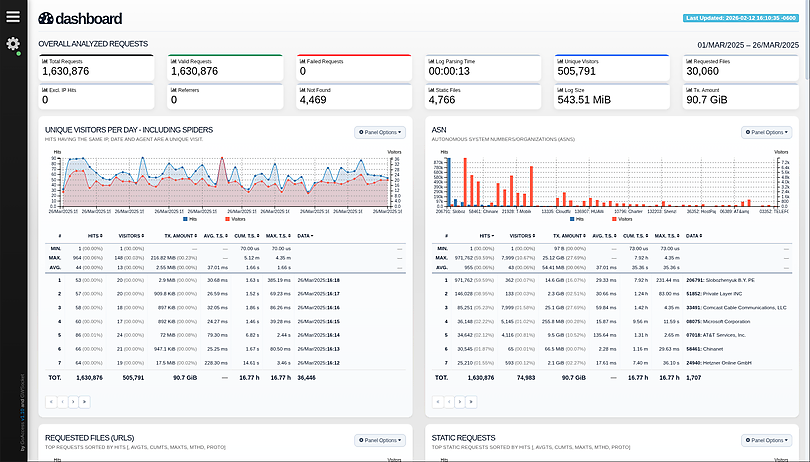 goaccess screenshot 2