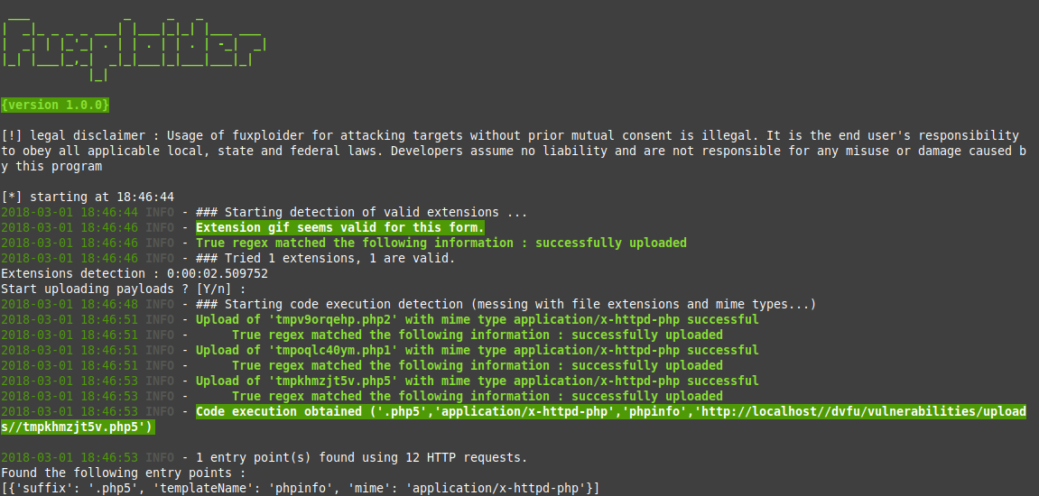 fuxploider screenshot 1