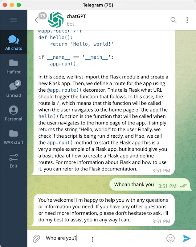 chatGPT-telegram-bot screenshot 1