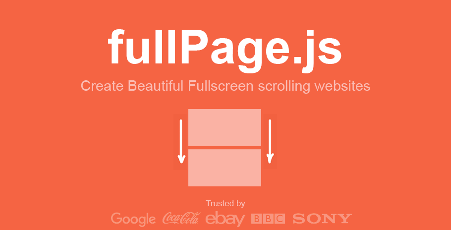 fullPage.js screenshot 1