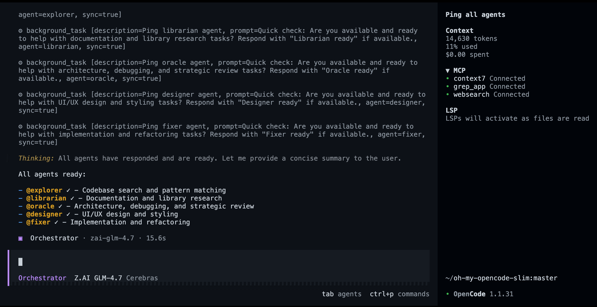 oh-my-opencode-slim screenshot 2