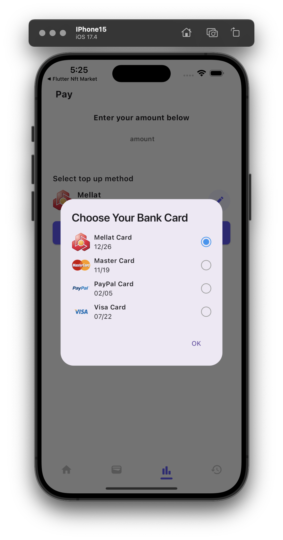 flutter_bank screenshot 3