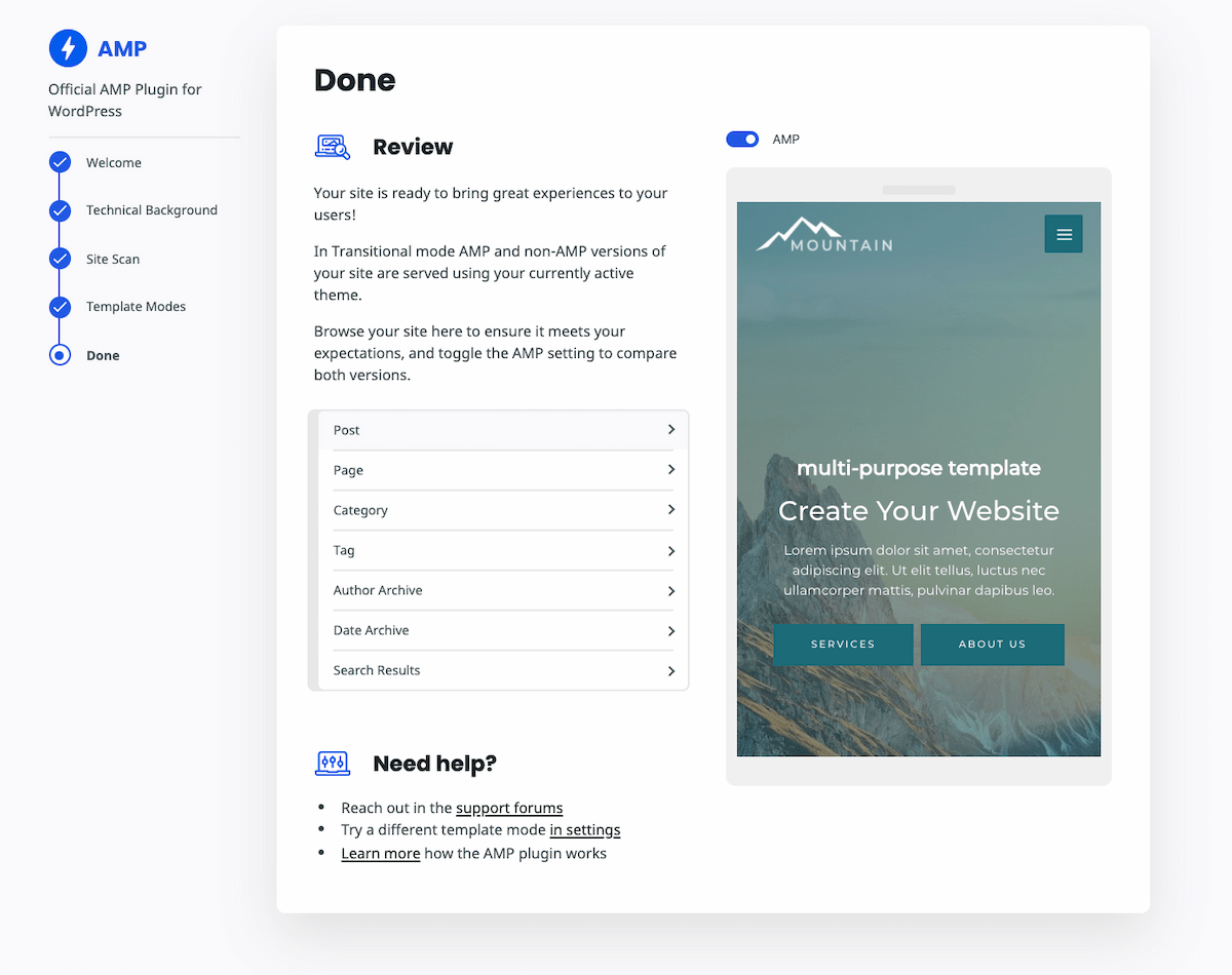amp-wp screenshot 6