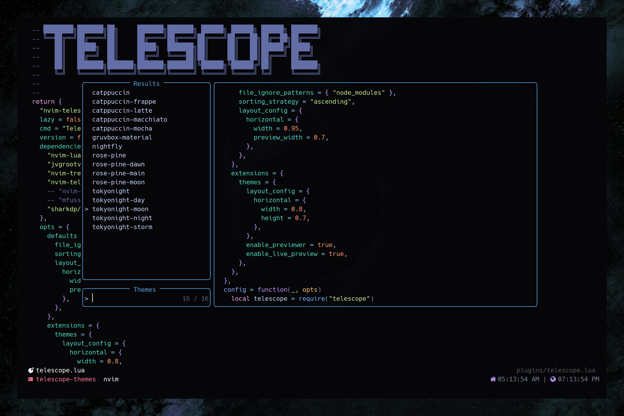 telescope-themes screenshot 1