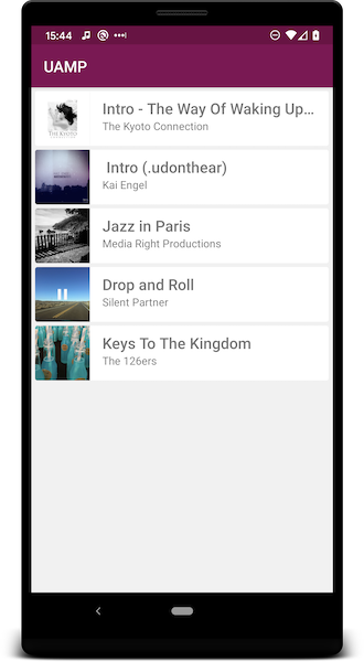 uamp screenshot 1