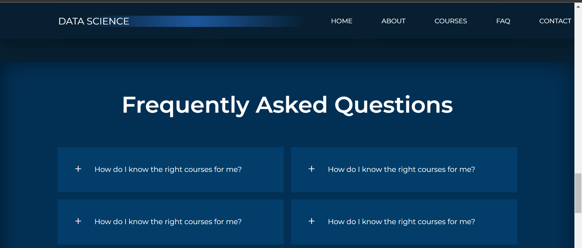 DataScienceWebsite.github.io screenshot 5