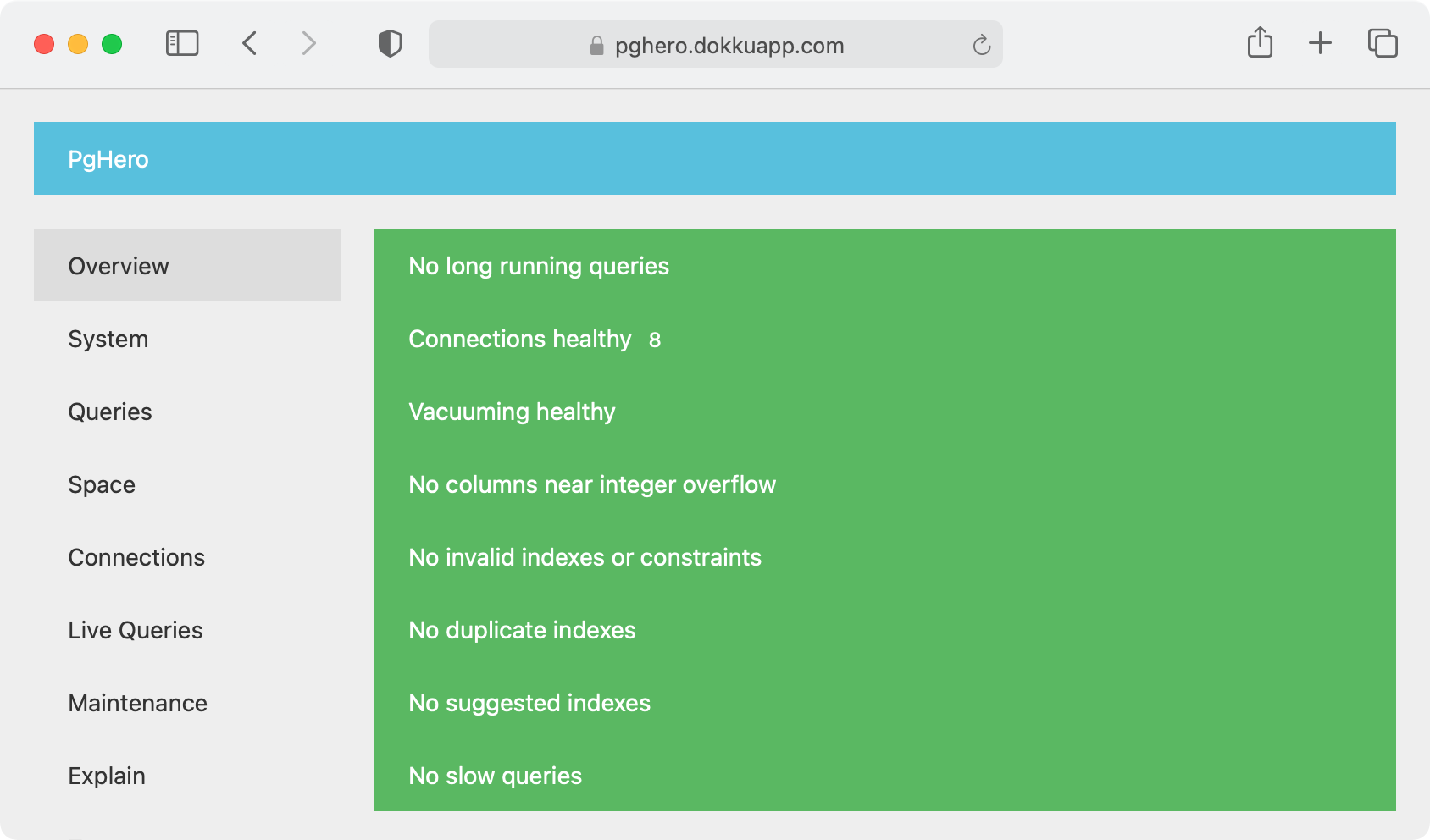 pghero screenshot 1