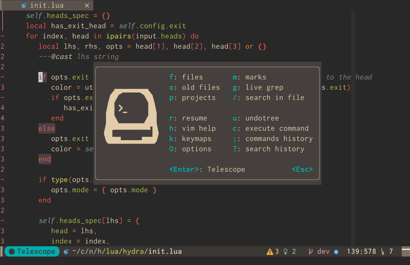 hydra.nvim screenshot 4