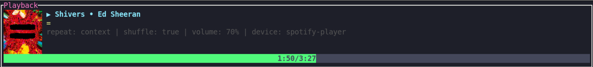 spotify-player screenshot 2