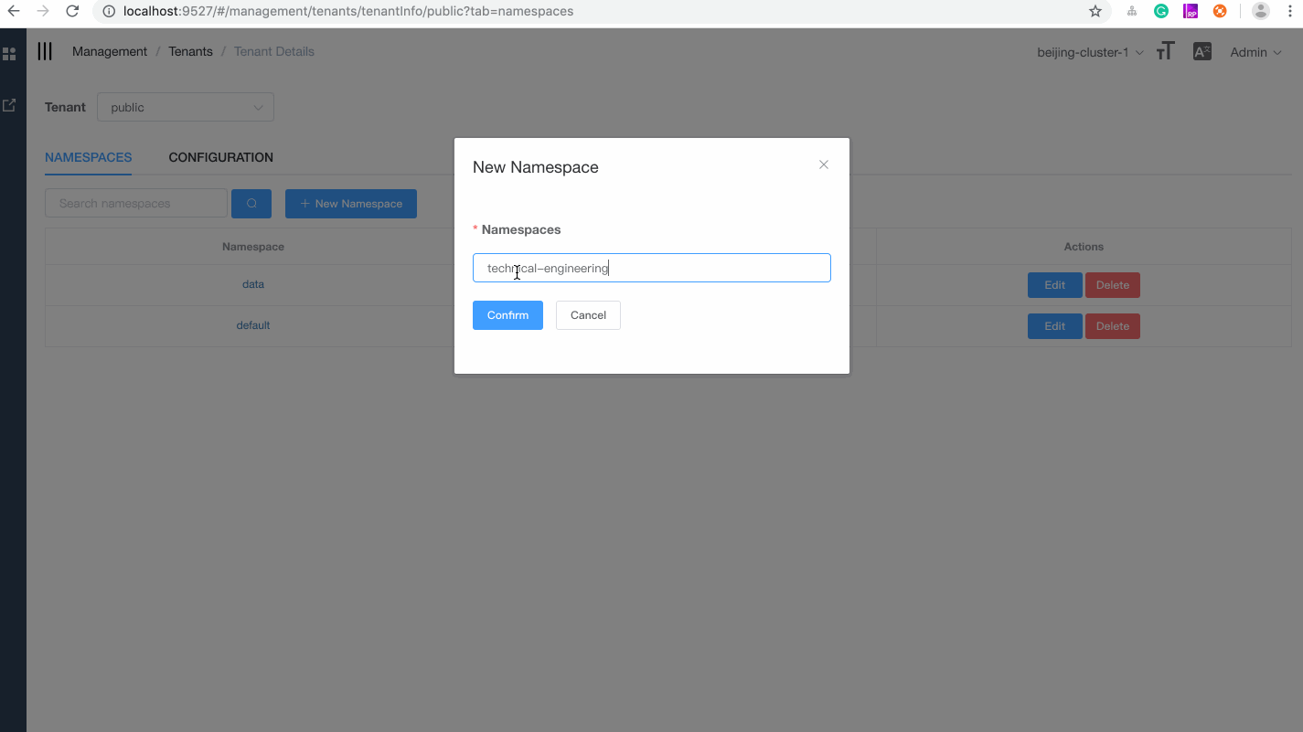 pulsar-manager screenshot 5