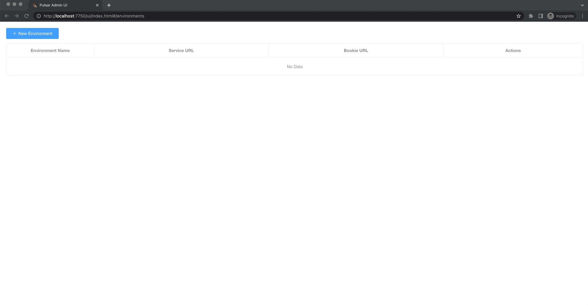 pulsar-manager screenshot 3