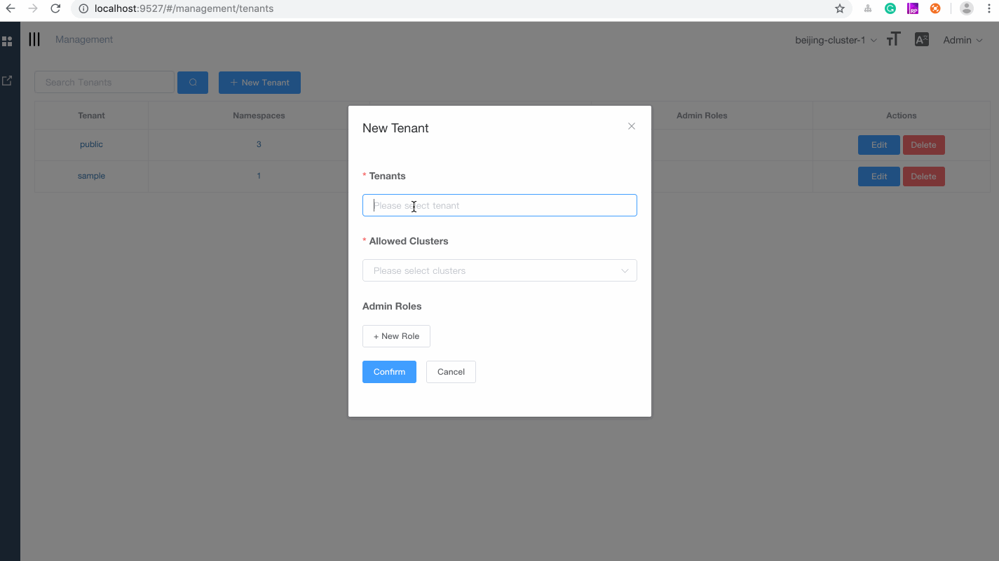 pulsar-manager screenshot 4