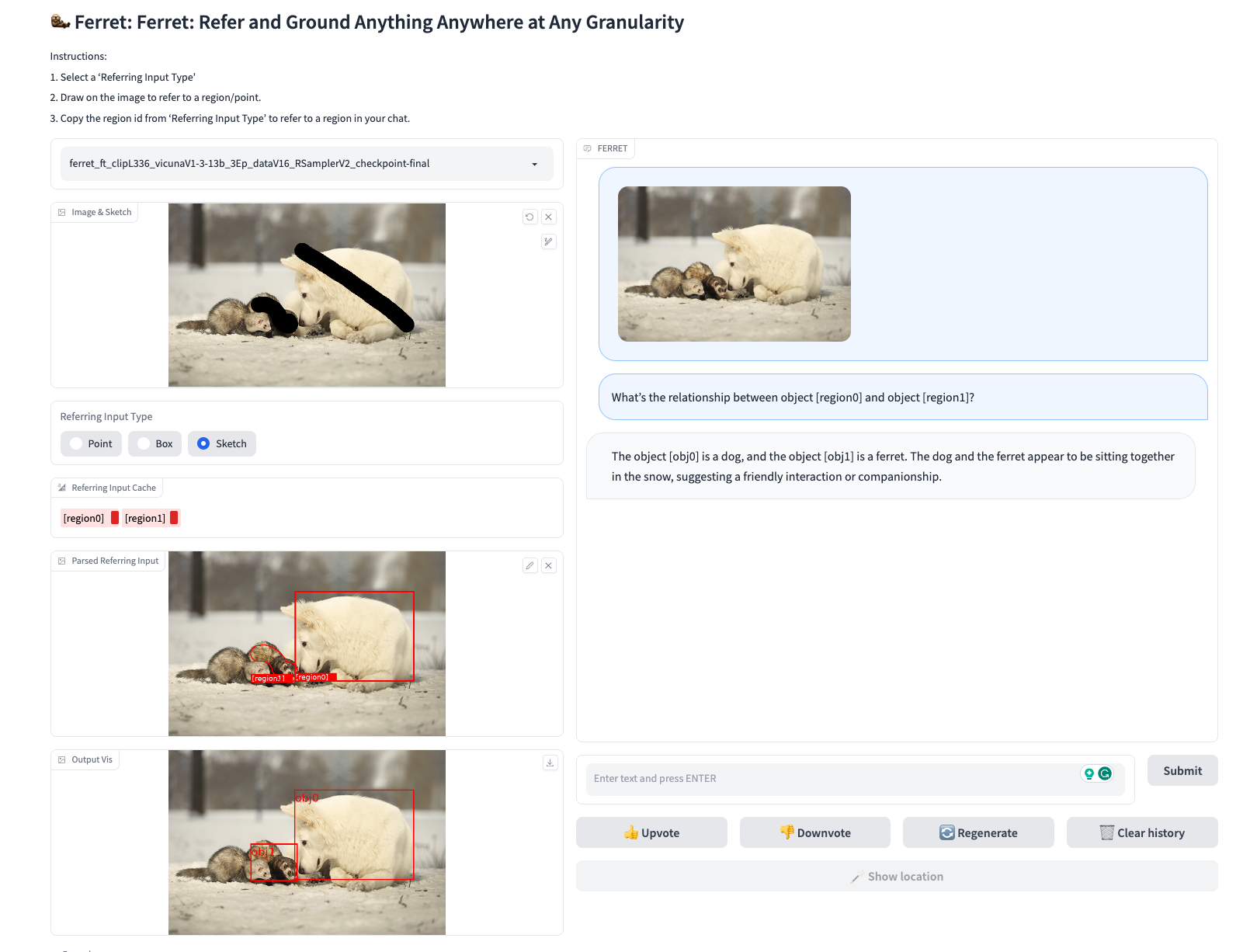 ml-ferret screenshot 2