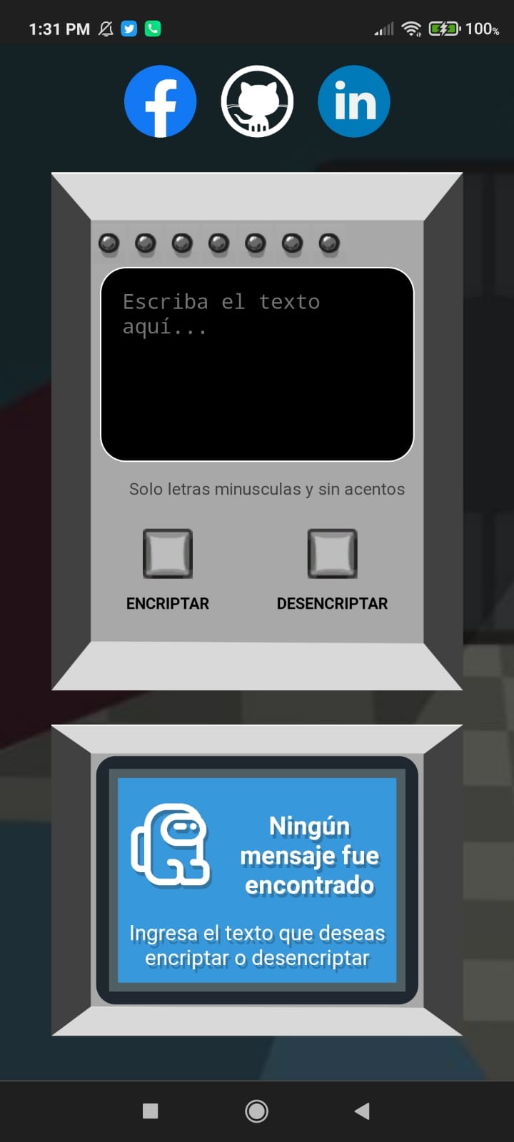 EncriptadorAmongUs screenshot 2