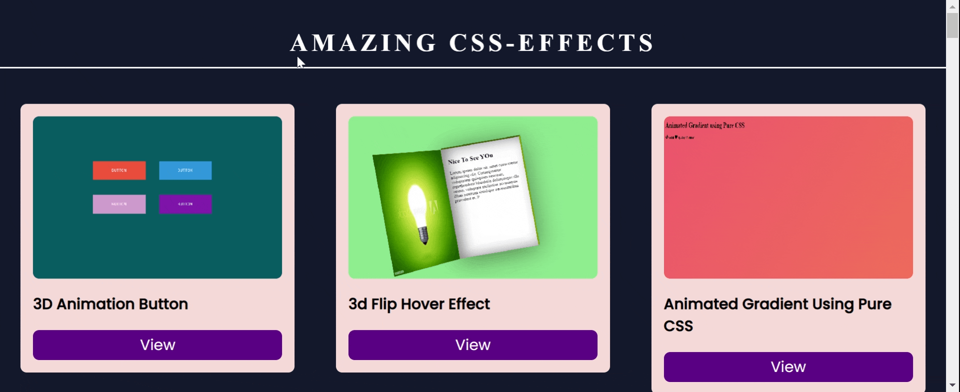 Amazing-Css-Effects screenshot 6
