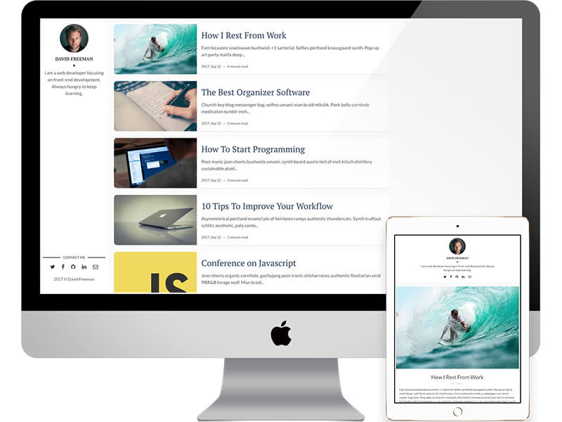 flexible-jekyll screenshot 1