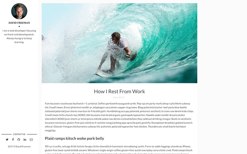 flexible-jekyll screenshot 3