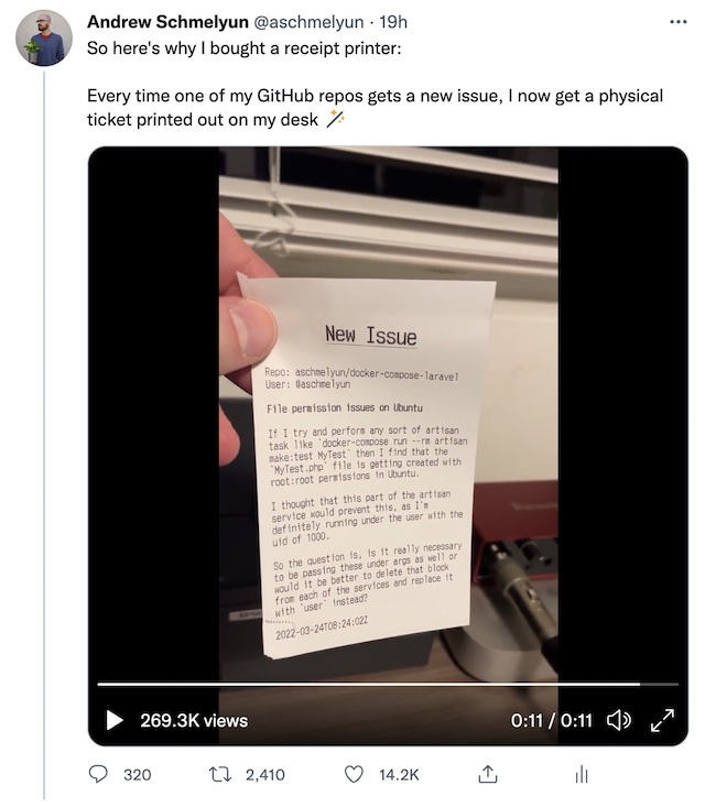 github-receipts screenshot 1