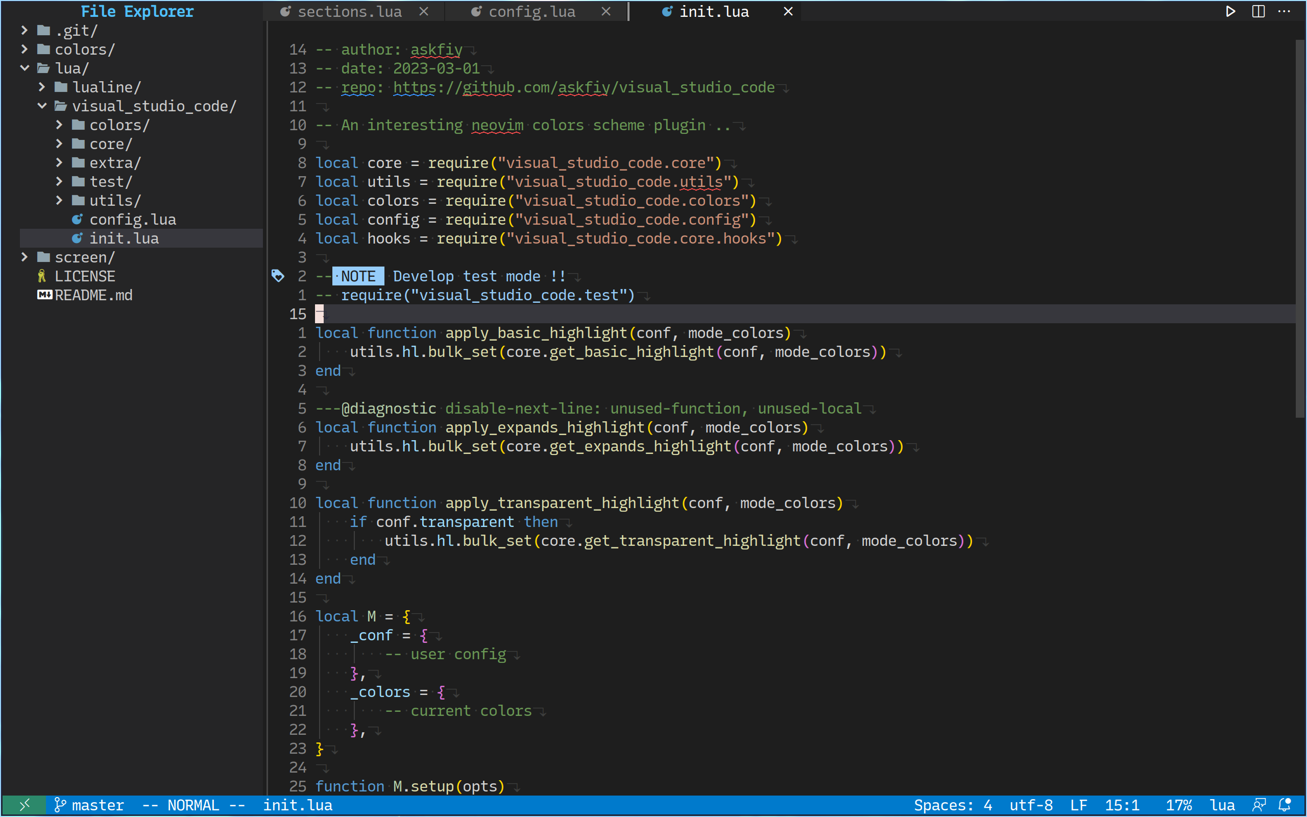 visual_studio_code screenshot 1