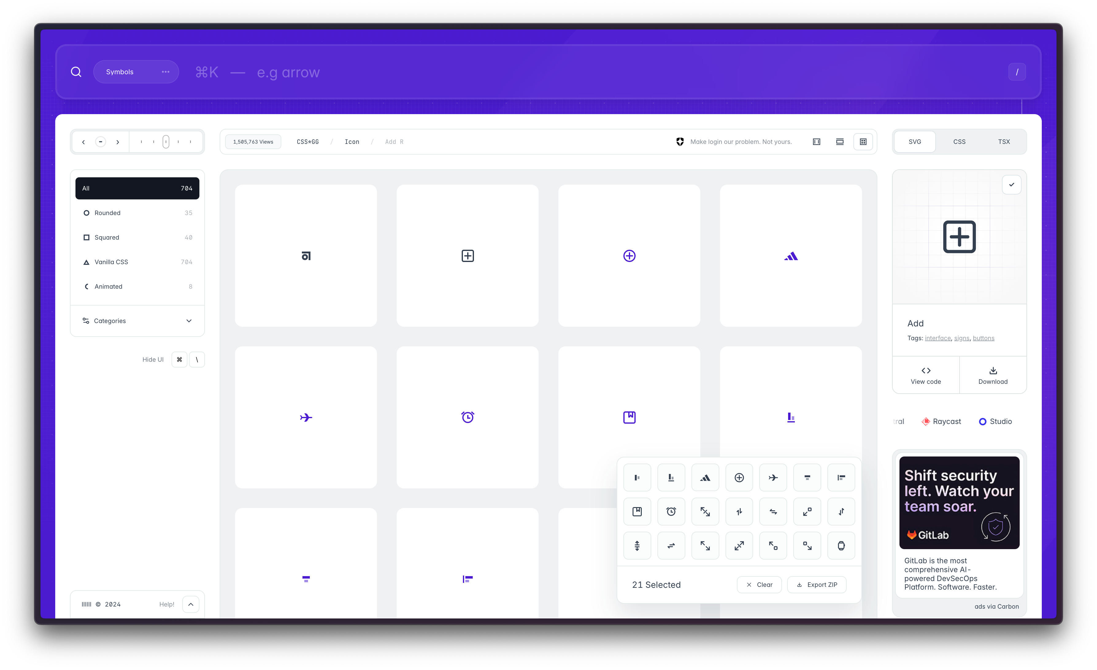 css.gg screenshot 1