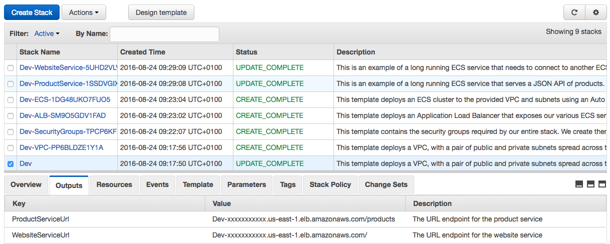 ecs-refarch-cloudformation screenshot 2