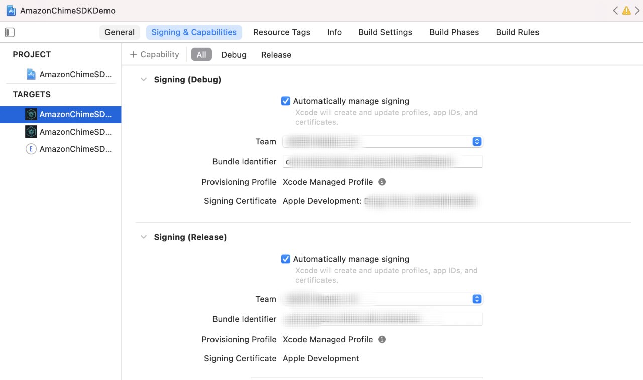 amazon-chime-sdk-ios screenshot 4