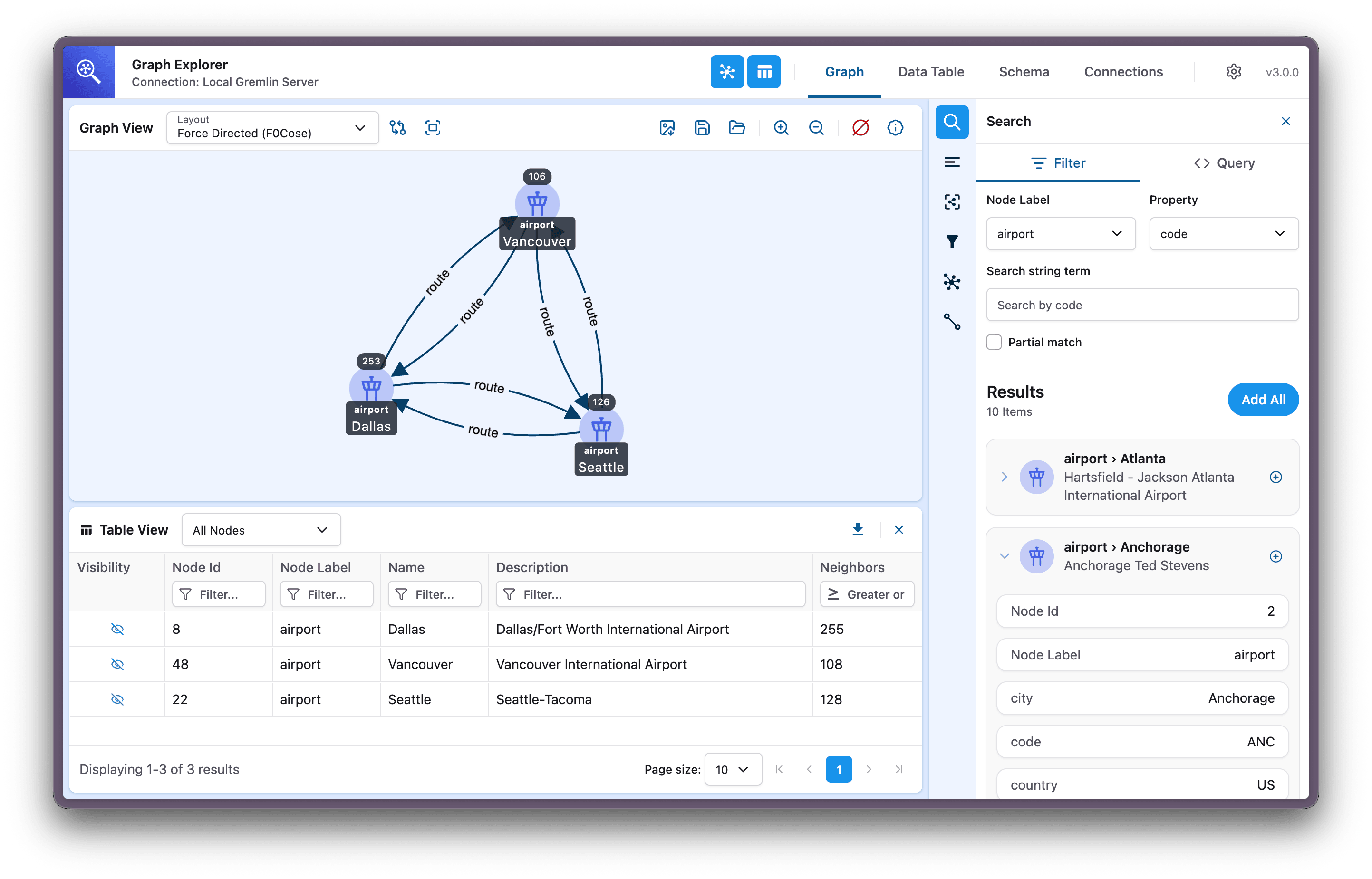 graph-explorer screenshot 1