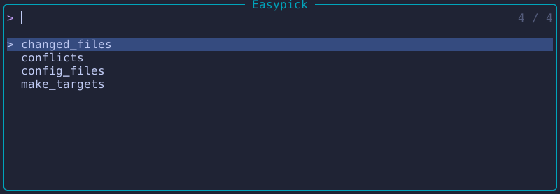 easypick.nvim screenshot 2