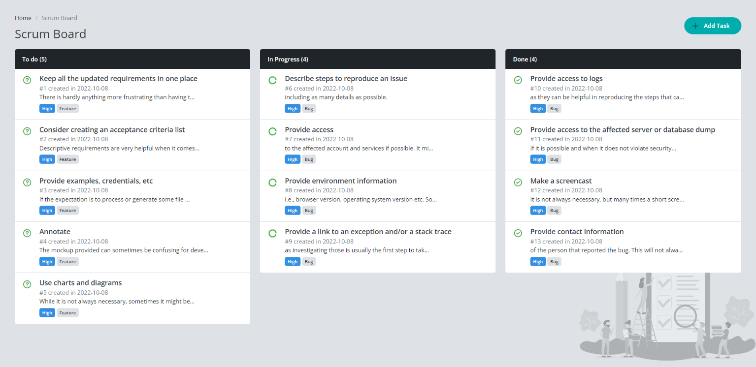 YouCodeScrumBoard screenshot 1