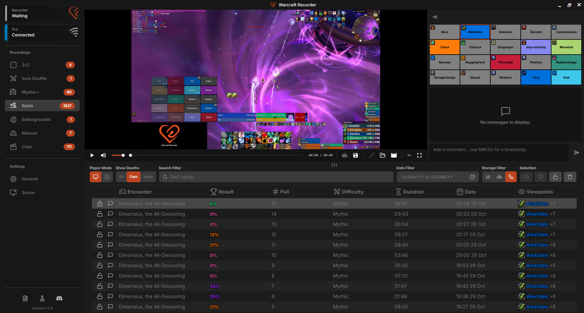 wow-recorder screenshot 1