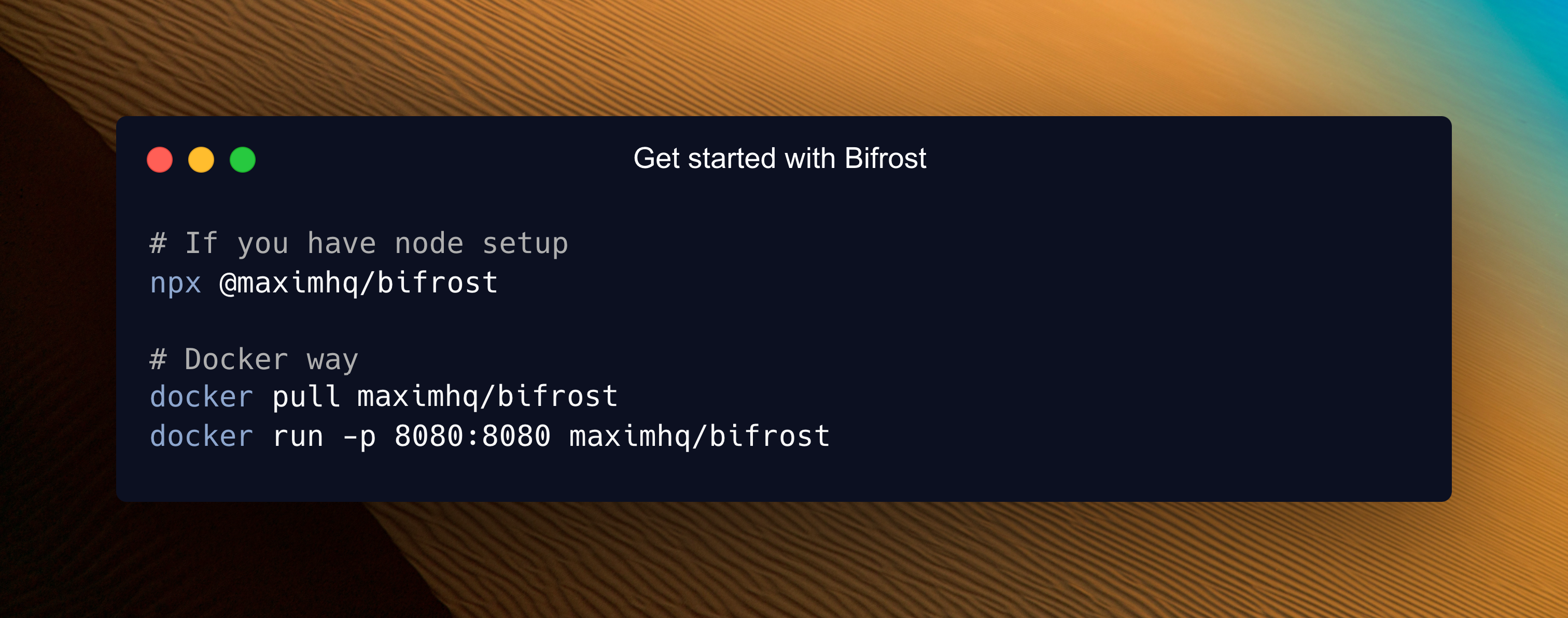 bifrost screenshot 1